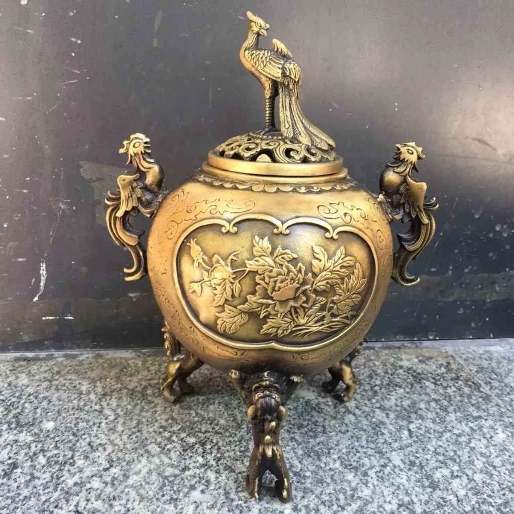 Lư Xông Trầm Bằng Đồng BKMECN-9160