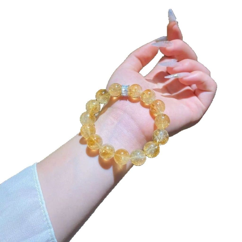 Vòng tay thạch anh vàng BKSTCN-9228