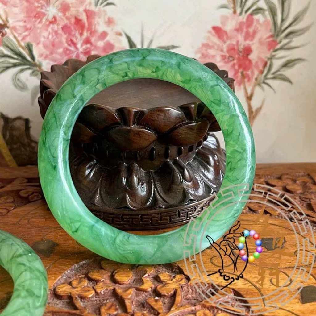 Vòng tay cổ phong ngọc xanh BKSTCN-9229