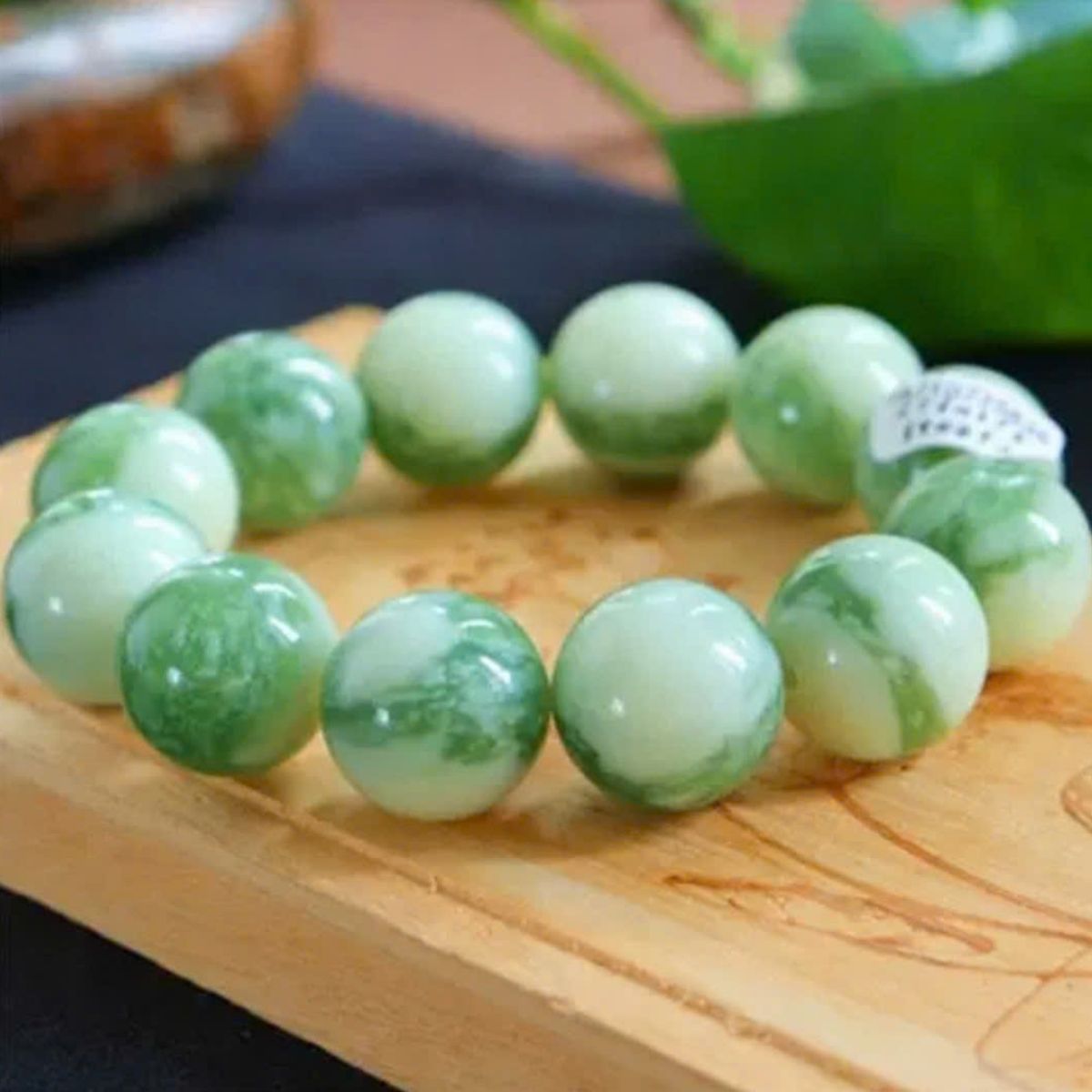 Vòng tay ngọc bích tự nhiên BKSTCN-9234