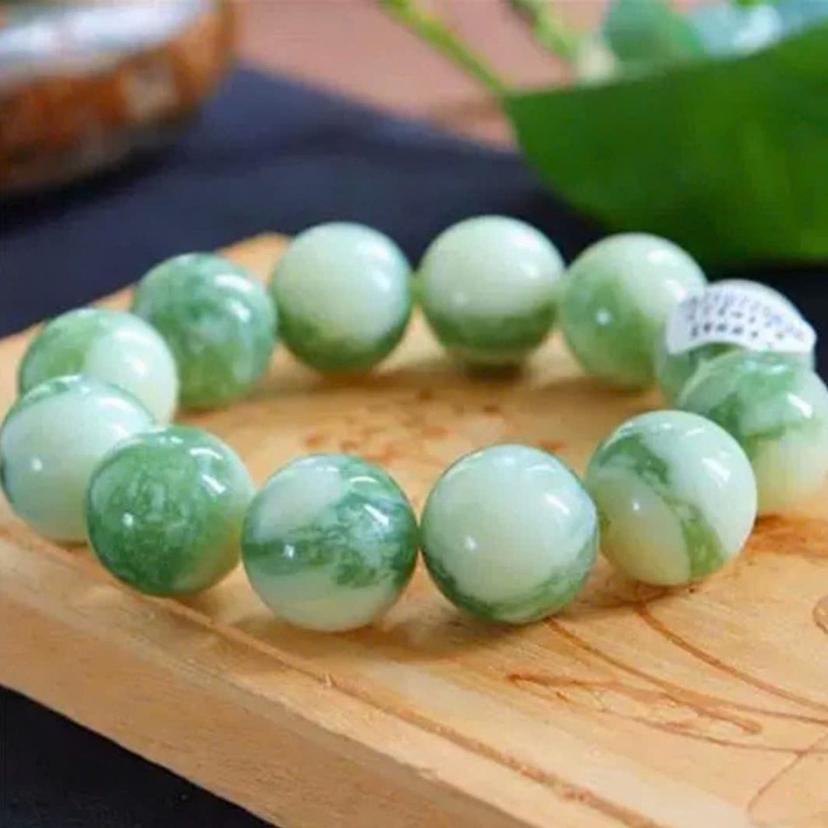 Vòng tay ngọc bích tự nhiên BKSTCN-9234