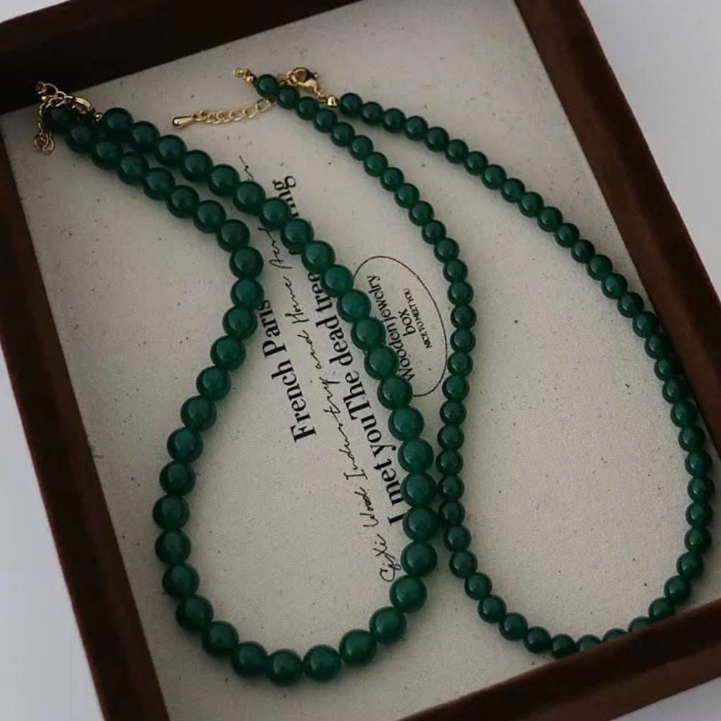 Vòng Tay Đá Phong Thủy Xanh Rêu Tự Nhiên BKSTCN-9237
