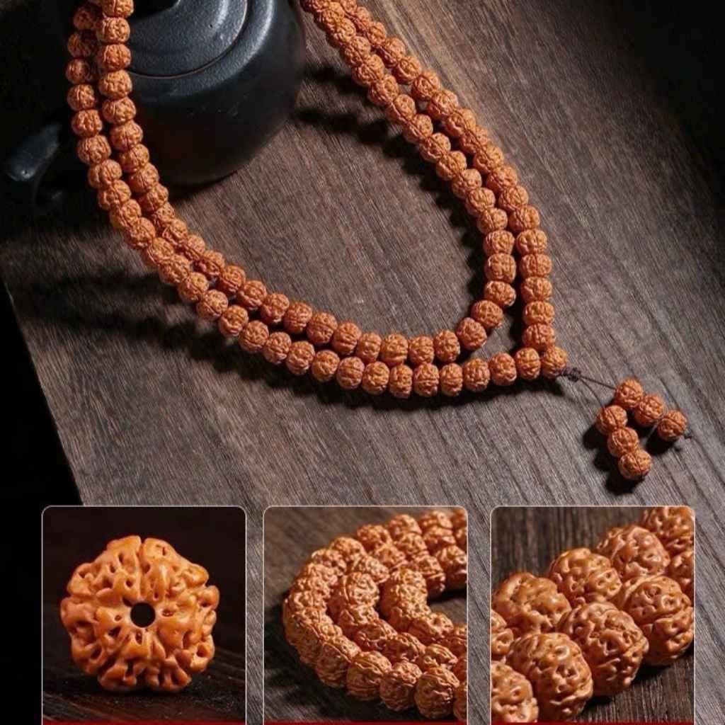 Vòng Tay Hạt Bồ Đề Kim Cang Ấn Độ BKSTCN-9261
