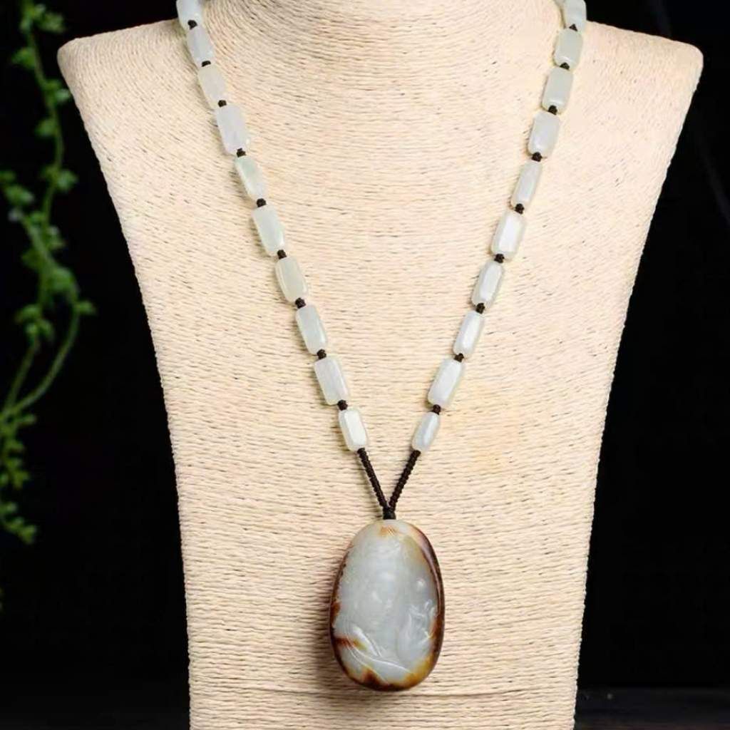 Mặt phật quan âm ngọc hoà điền BKSTCN-9266