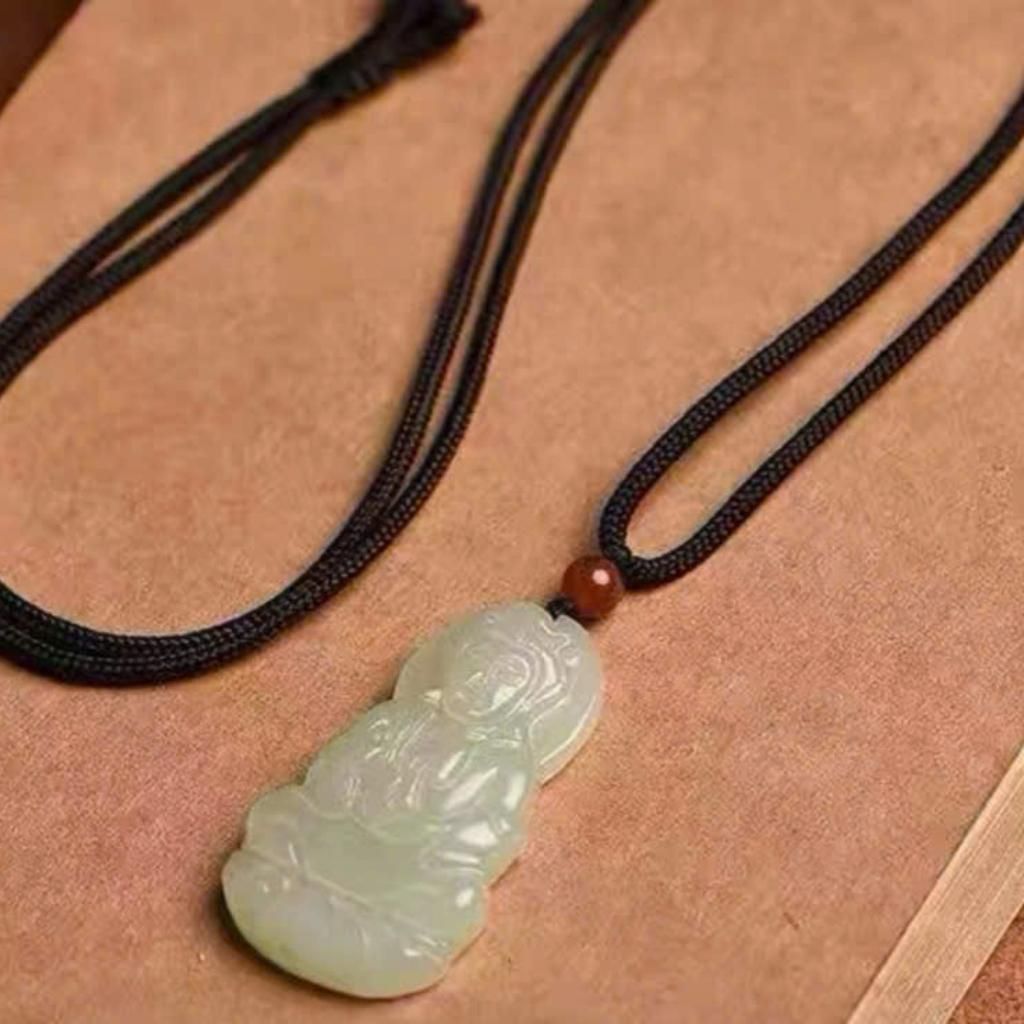 Dây chuyền mặt Phật Quan Âm cười BKSTCN-9269