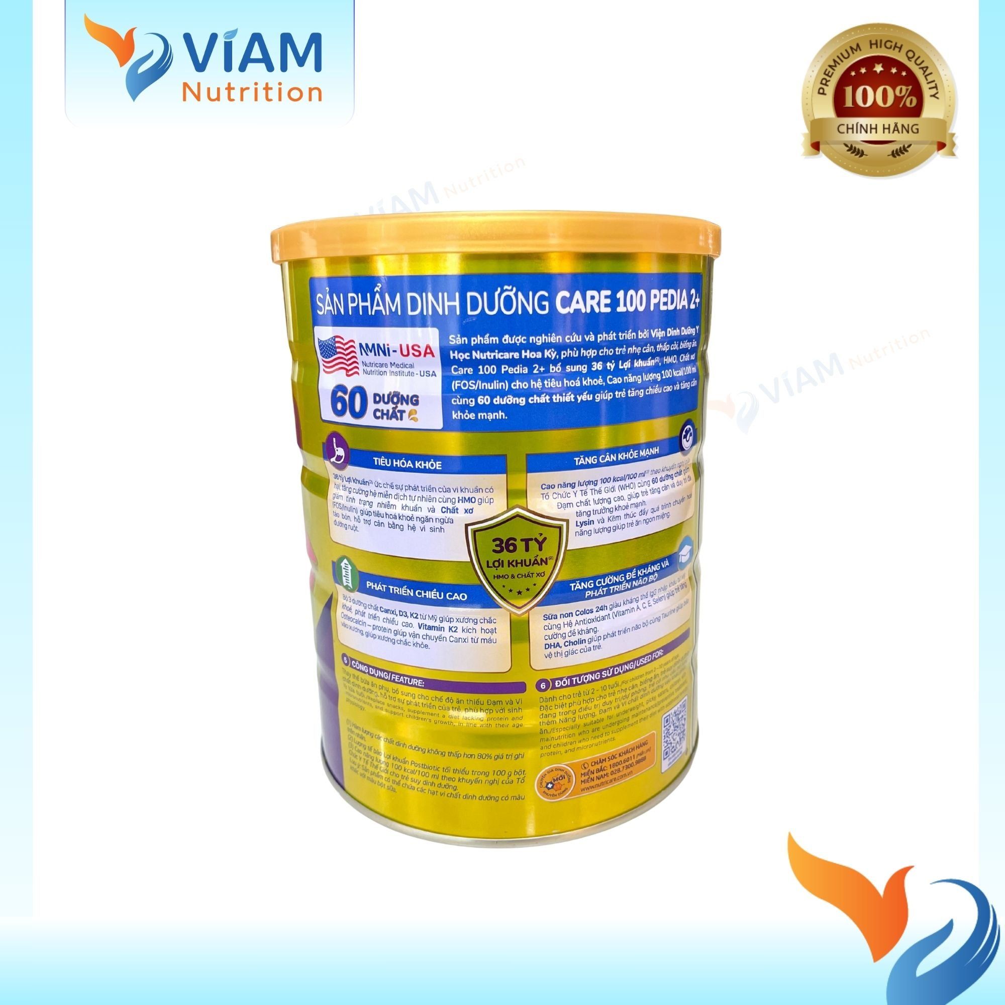 Care 100 Pedia 2+ 850g