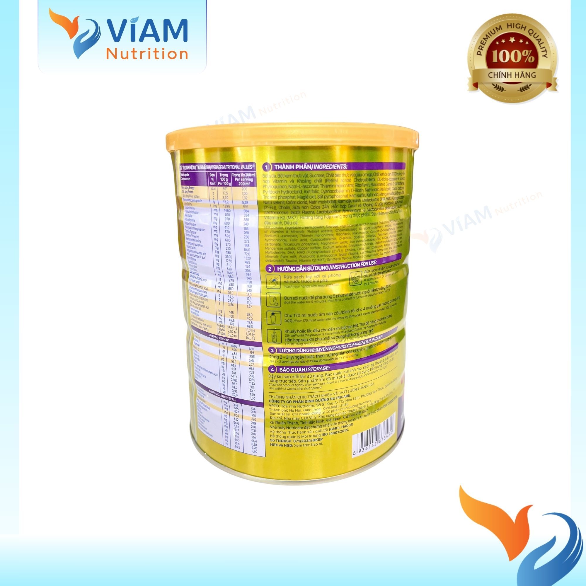 Care 100 Pedia 2+ 850g