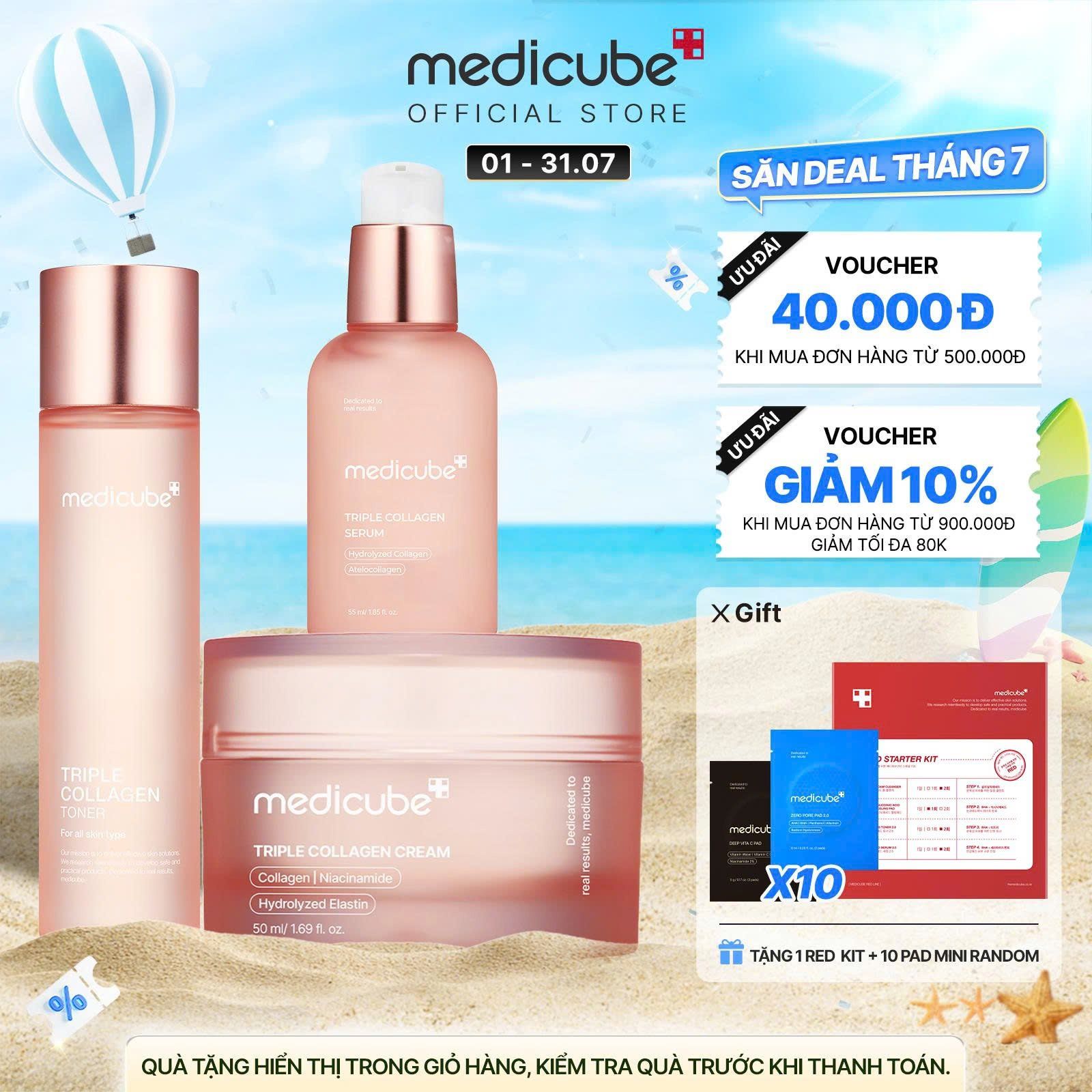 Set Collagen (Toner Collagen+ Serum Collagen+ Triple Cream)