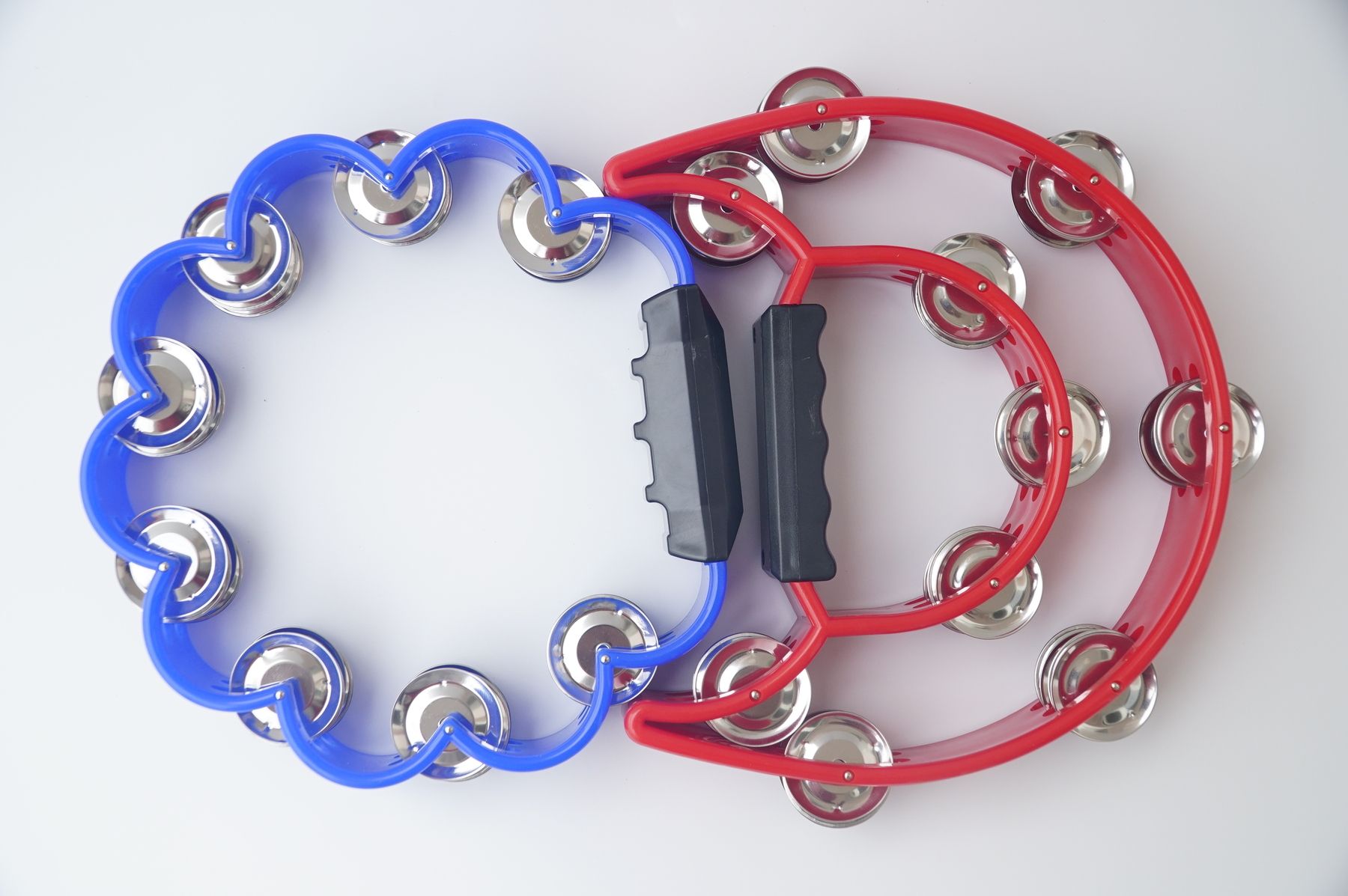 Xắc xô lắc tay loại lớn, lục lạc tambourine cầm tay hình bông hoa - Loại xịn size lớn