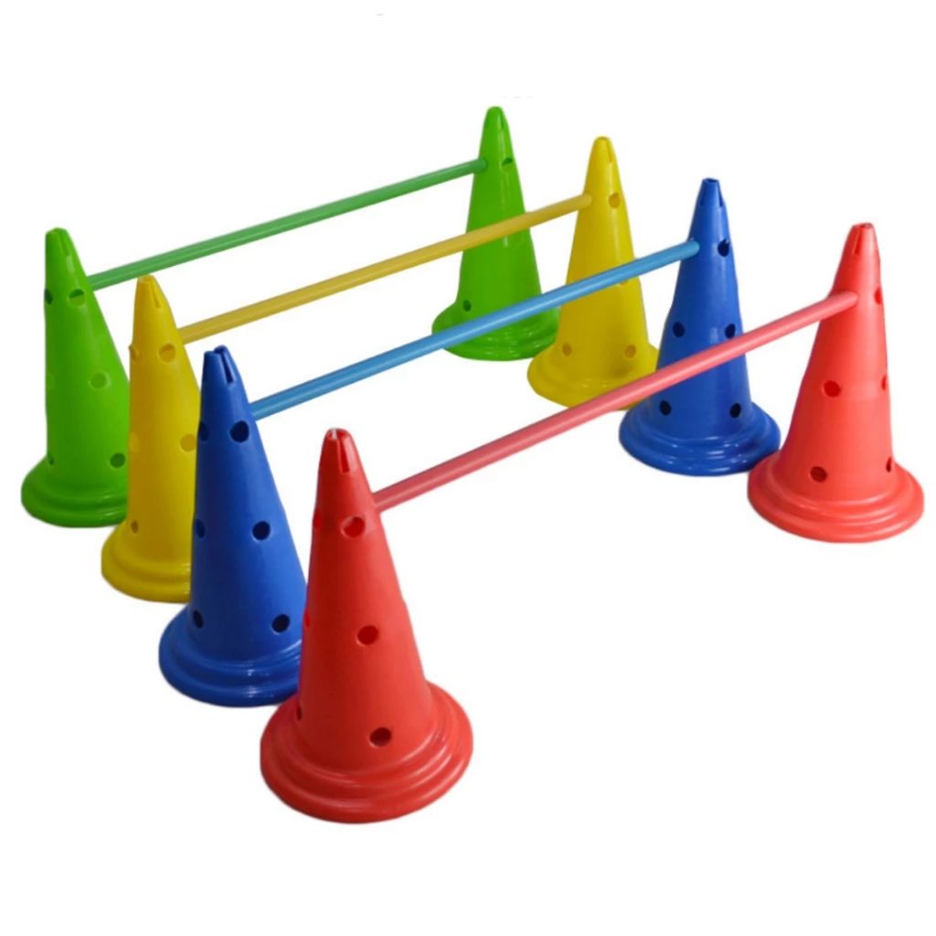 Cone Nấm Trụ Cao Đa Năng - Dụng Cụ Tập Bóng Đá, Cảnh Báo Giao Thông, Chướng Ngại Vật Sân Bãi - Cone 40cm