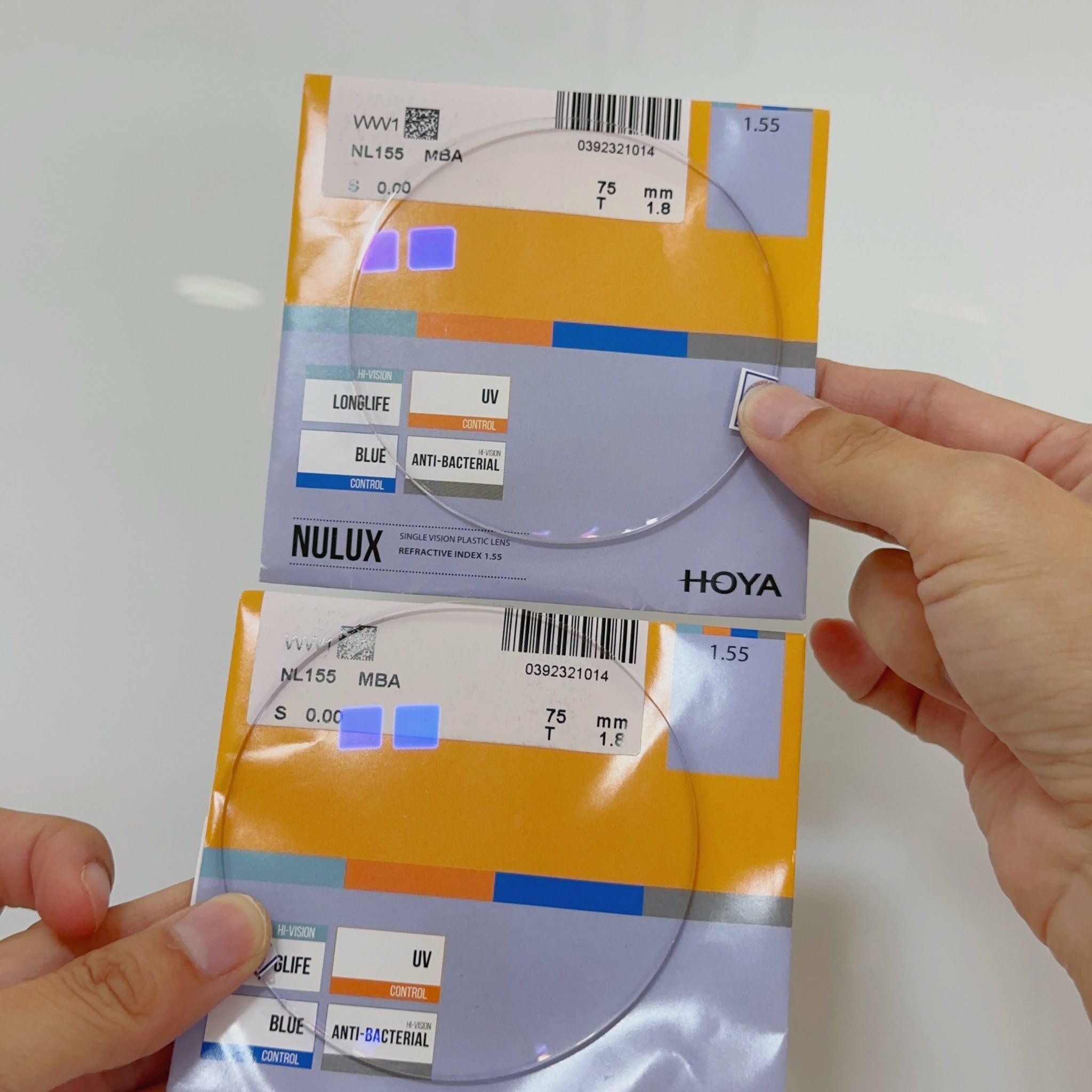 Tròng kính ánh sáng xanh Nulux Full Control - Hoya