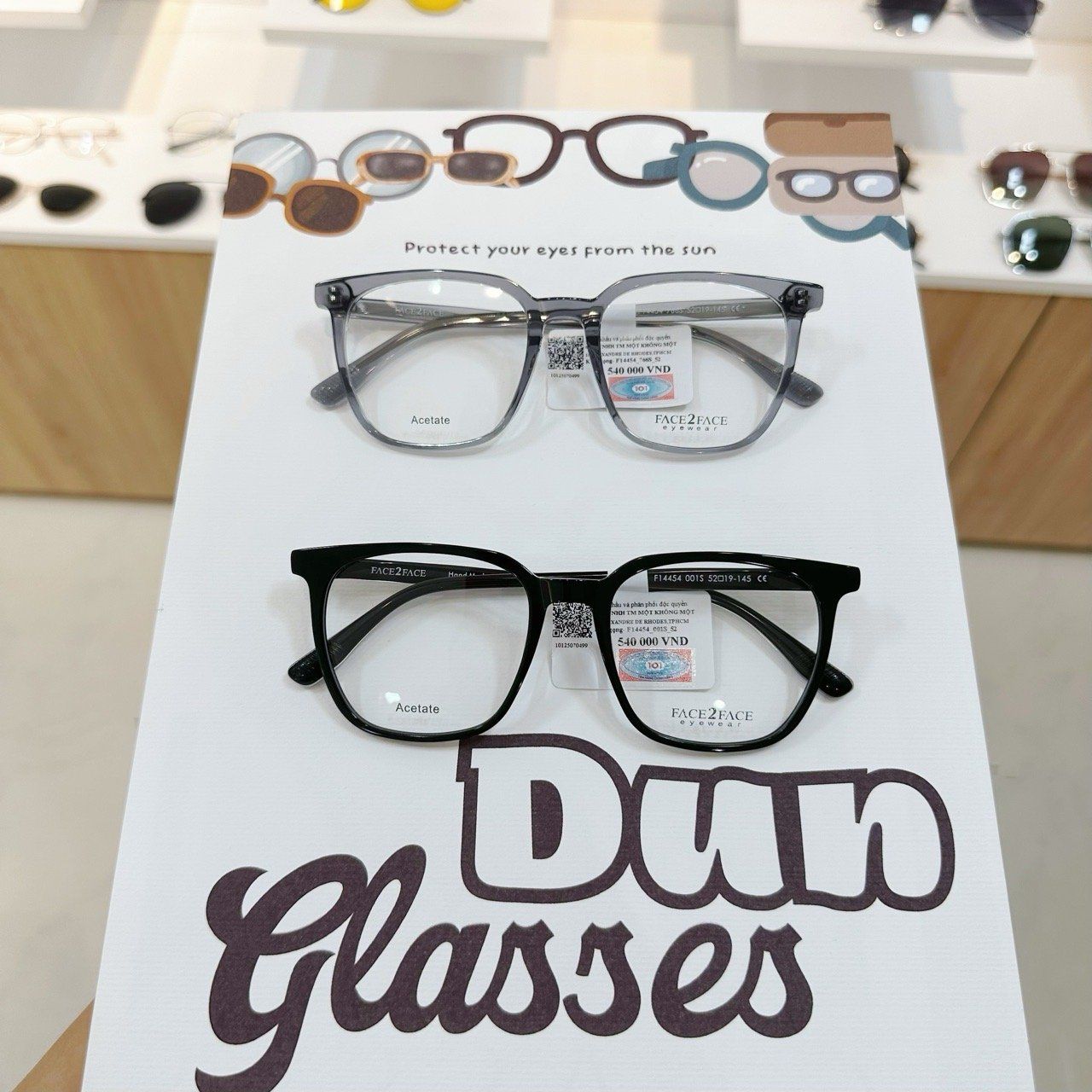 Mắt kính Acetate Face2Face F14454