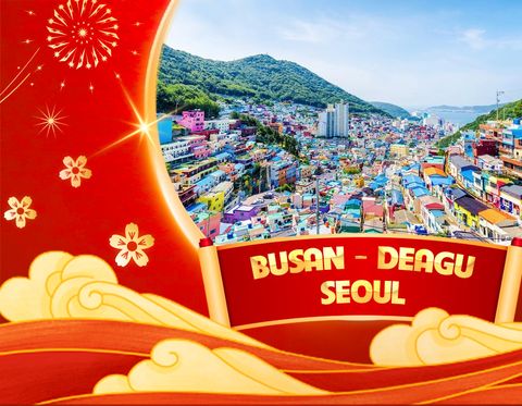 HÀN QUỐC| BUSAN - DAEGU - SEOUL (Vietnam Airlines)