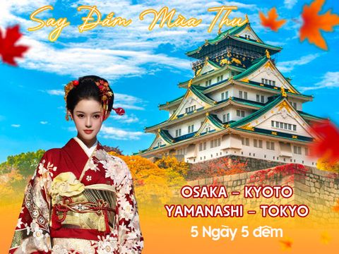 NHẬT BẢN | CUNG ĐƯỜNG VÀNG (Mùa thu)