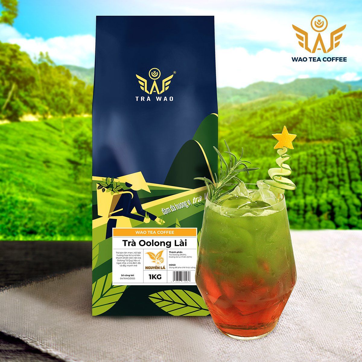 Trà Oolong Lài (Nhài) WAO (1kg)
