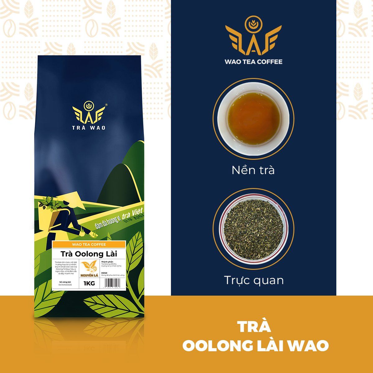 Trà Oolong Lài (Nhài) WAO (1kg)