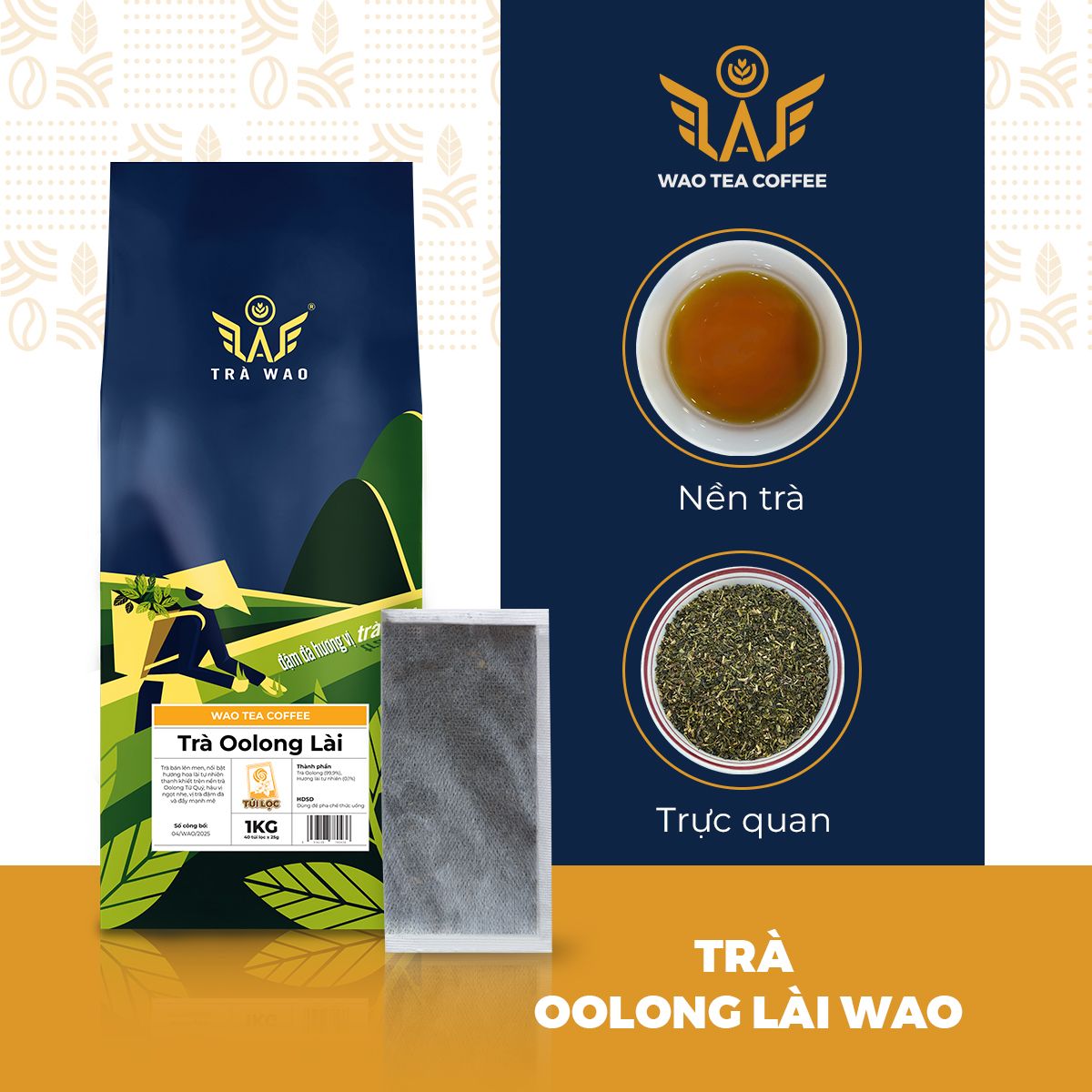 Trà Oolong Lài (Nhài) WAO (1kg)