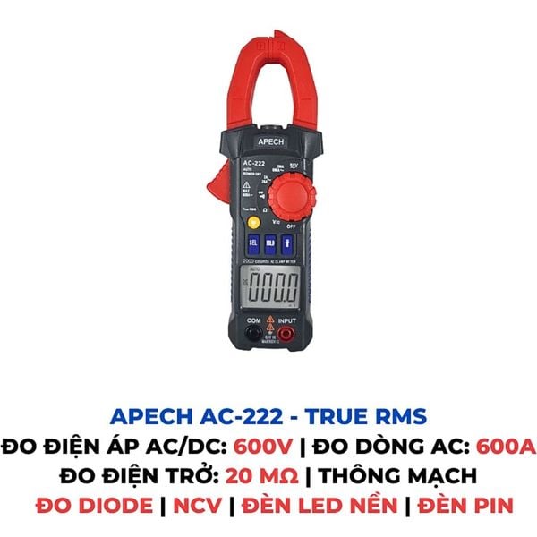 Ampe kìm APECH AC-222