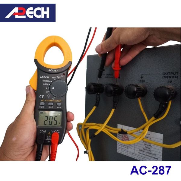 Ampe kìm APECH AC-287 đo dòng AC