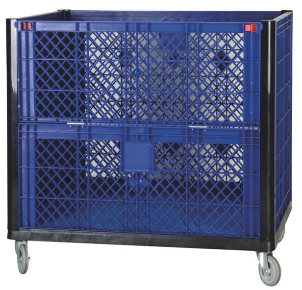 High Vented Wall container cart