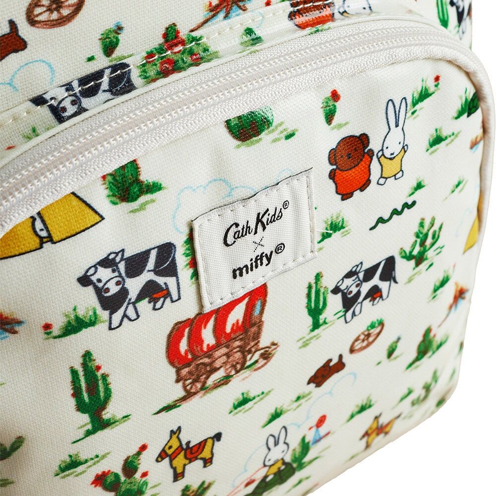 Ba lô cho bé/Kids Backpacks - Miffy Rodeo - Ecru - AK5846