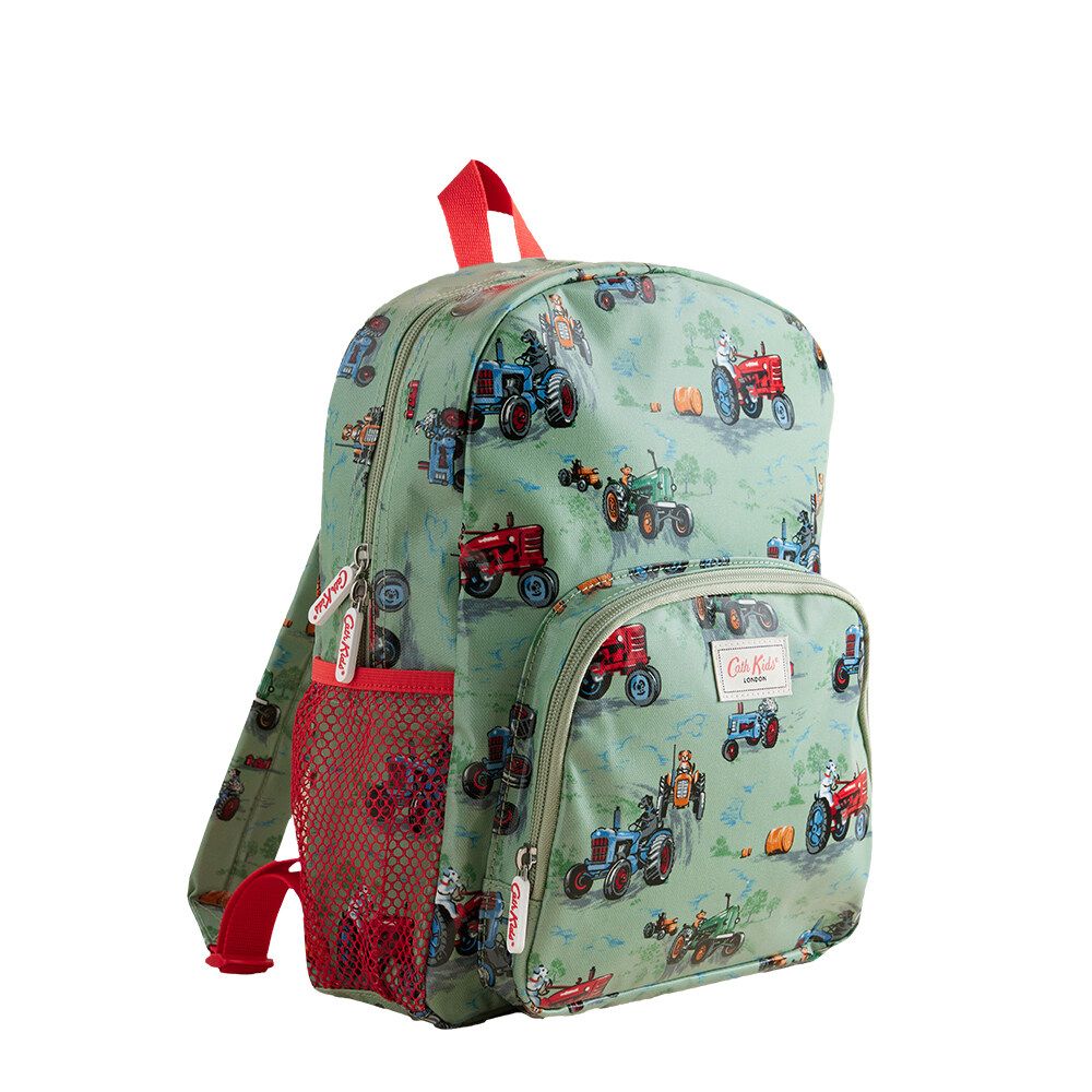 Ba lô cho bé/Kids Backpack - Vintage Tractors - Ecru - AA4612