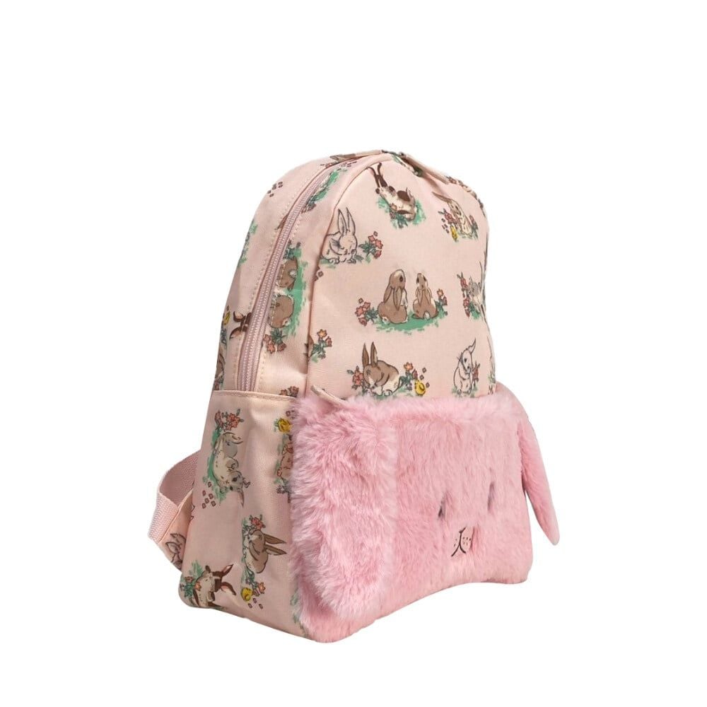 Ba lô cho bé/Kids Backpack - Bunny Friends - Pink - AA4617