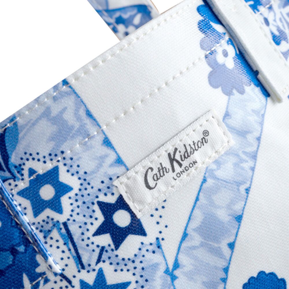 Túi đeo tay/Bookbag - Doodles & Daydreams Floral - Blue/White - AA4018