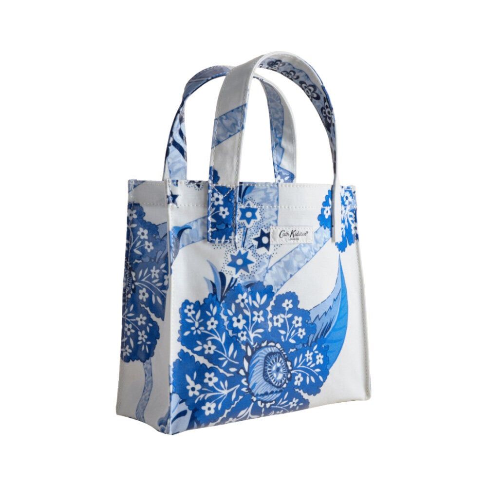Túi đeo tay/Bookbag - Doodles & Daydreams Floral - Blue/White - AA4018