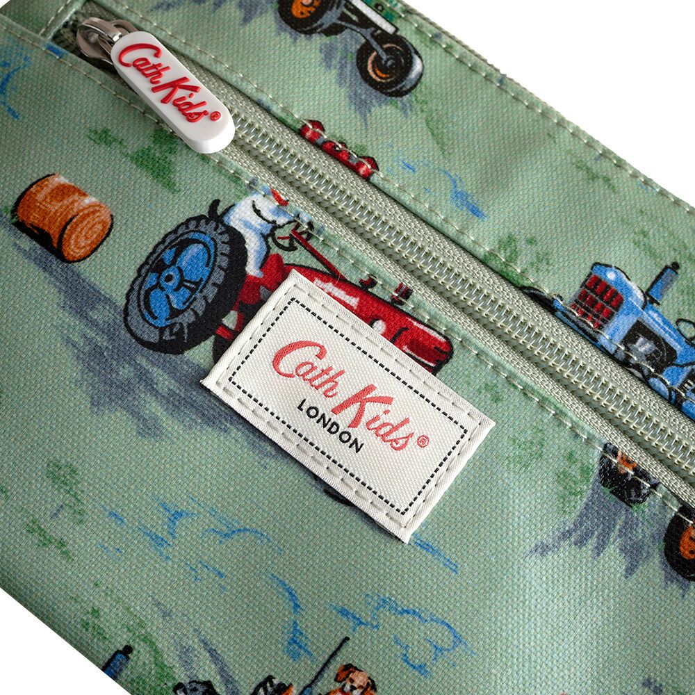 Ví cho bé/Kids Purse - Vintage Tractors - Green - AA4640