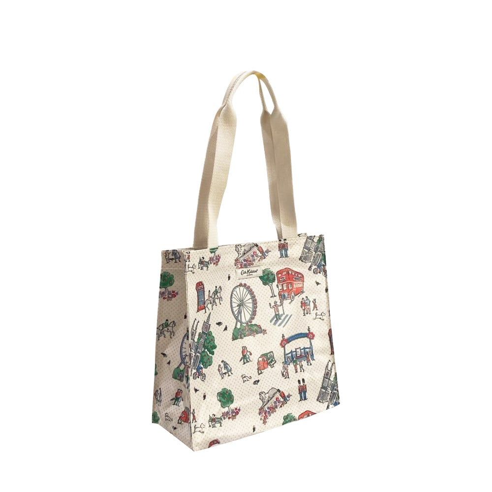 Túi đeo vai/Shopper Bags - Lovely London - Ecru - AL2714