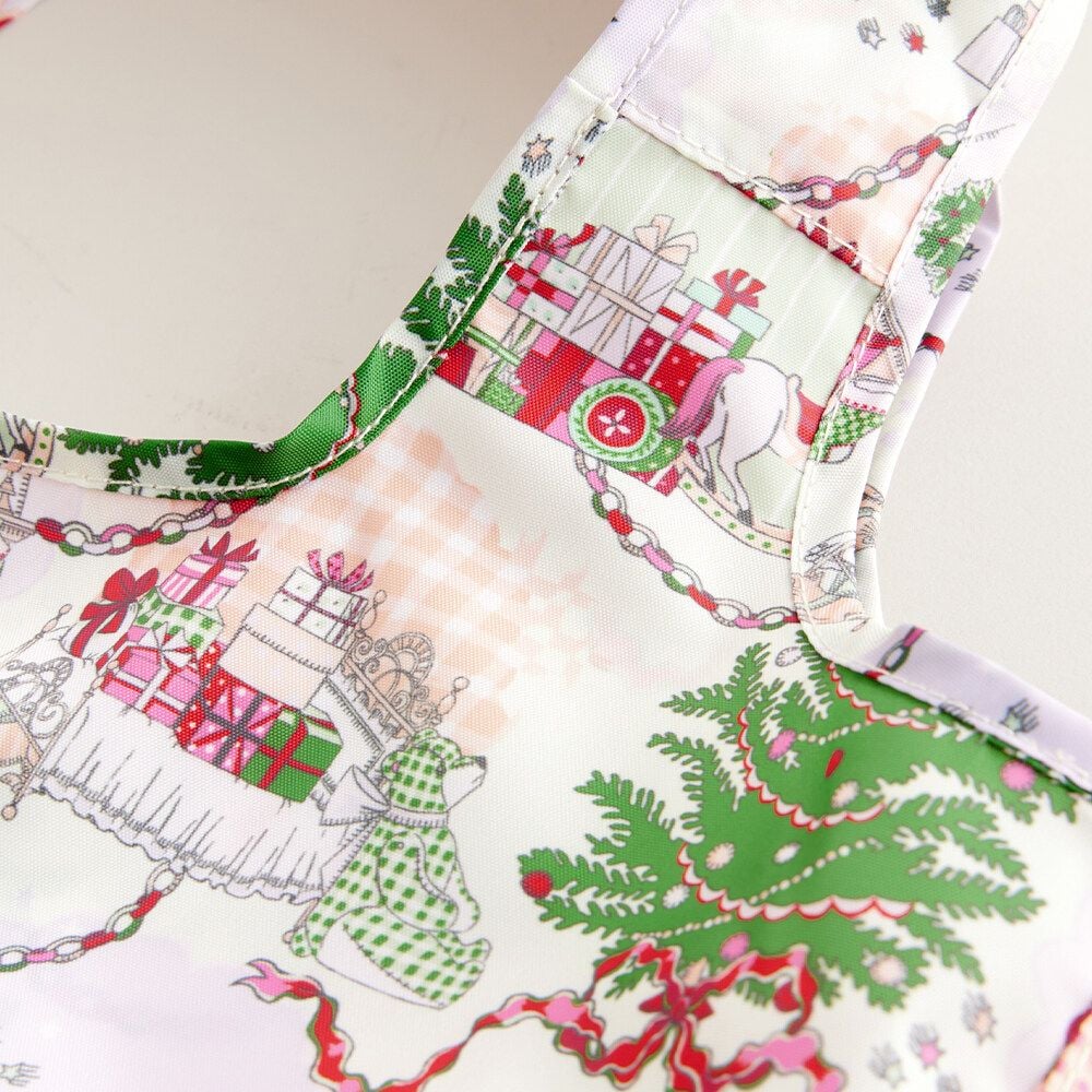 Túi đeo vai/Shopper Bags - Christmas House - Cream - B47252