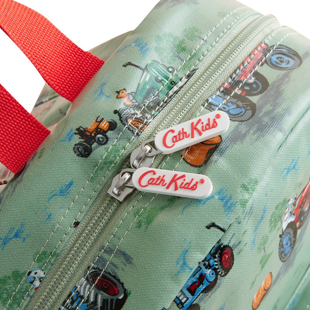 Ba lô cho bé/Kids Backpack - Vintage Tractors - Ecru - AA4612