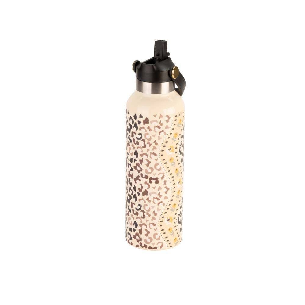 Bình nước giữ nhiệt/On the go - Leopard - Yellow - CKLPSSBOT500