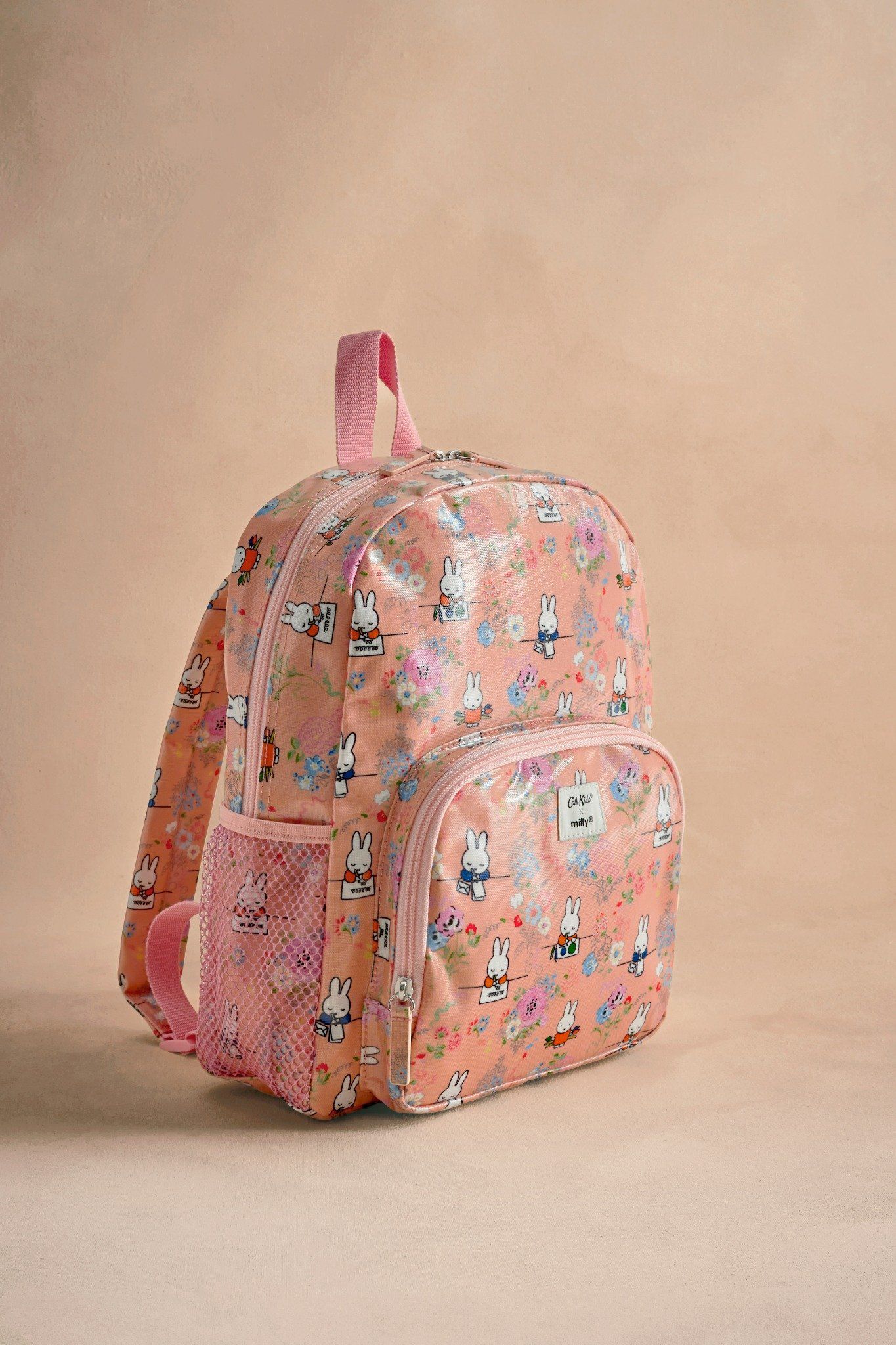 Ba lô cho bé/Kids Backpacks - Miffy Canvas - Coral Pink - AK5851