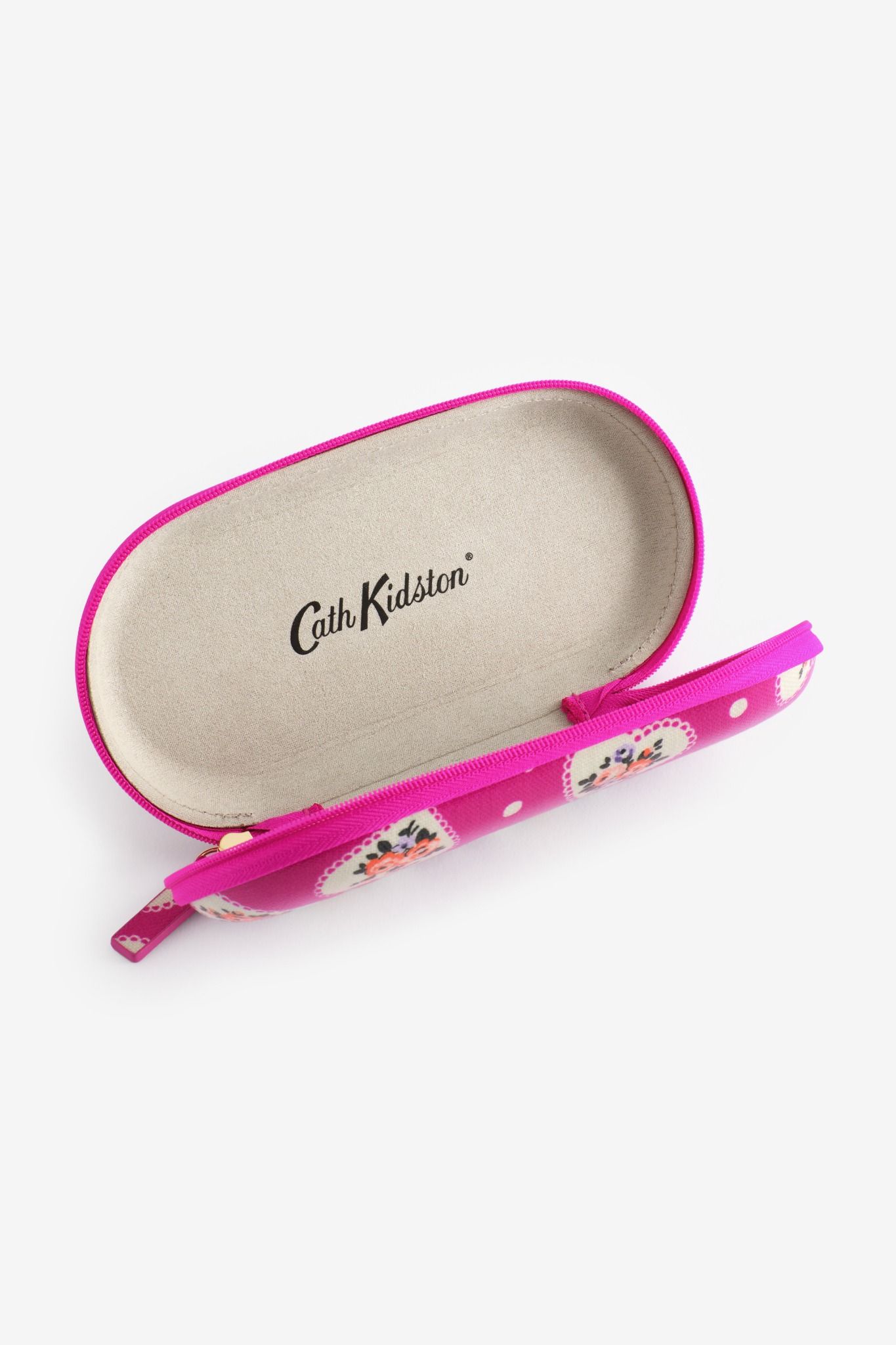 Hộp đựng mắt kính/Accessories - Lace Hearts - Pink - B16571