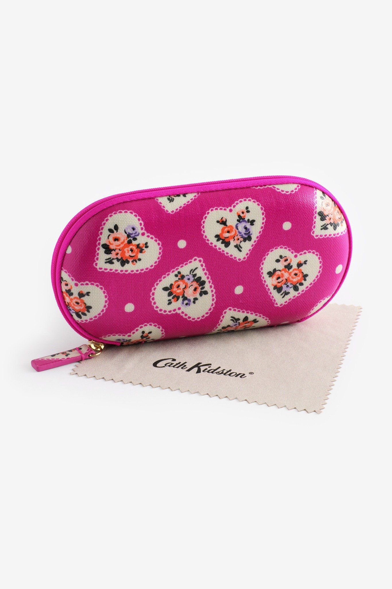 Hộp đựng mắt kính/Accessories - Lace Hearts - Pink - B16571