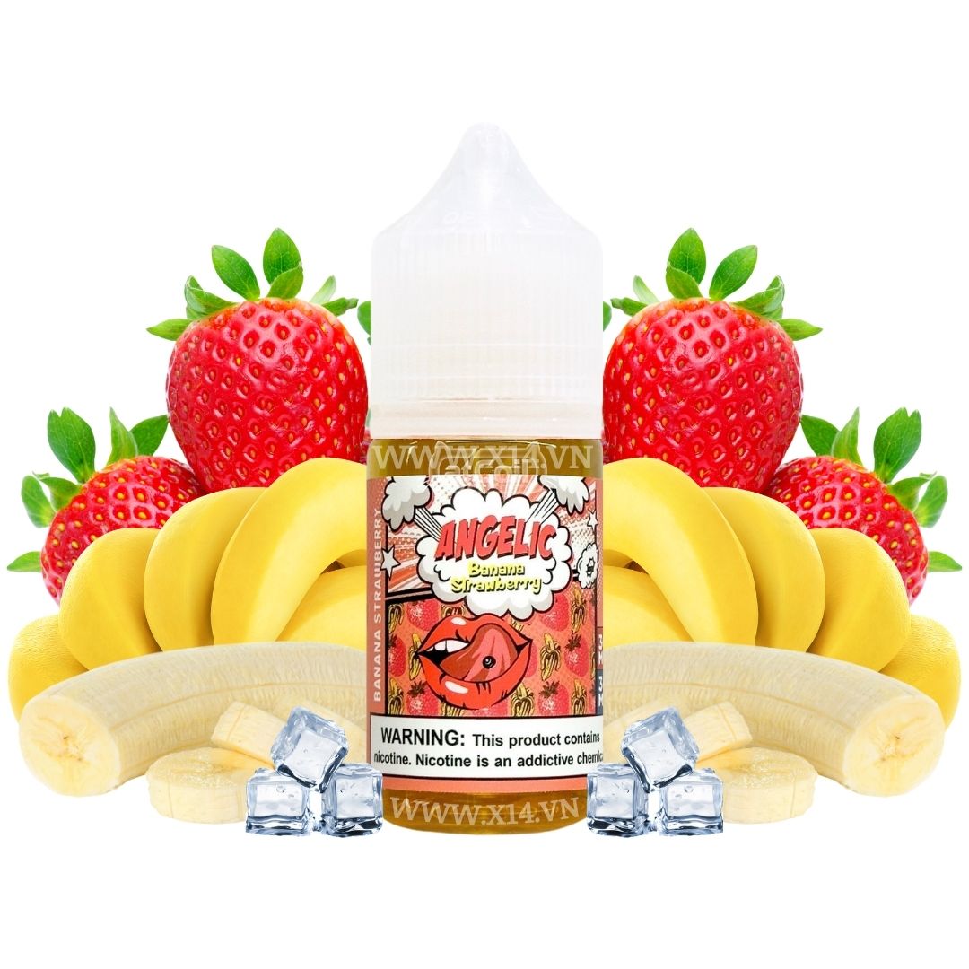 Angelic Dâu Chuối (Banana Strawberry) 30ml Saltnic