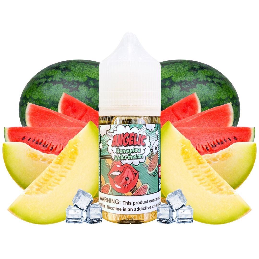 Angelic Dưa Hấu Dưa Lưới (Honeydew Watermelon) 30ml Saltnic