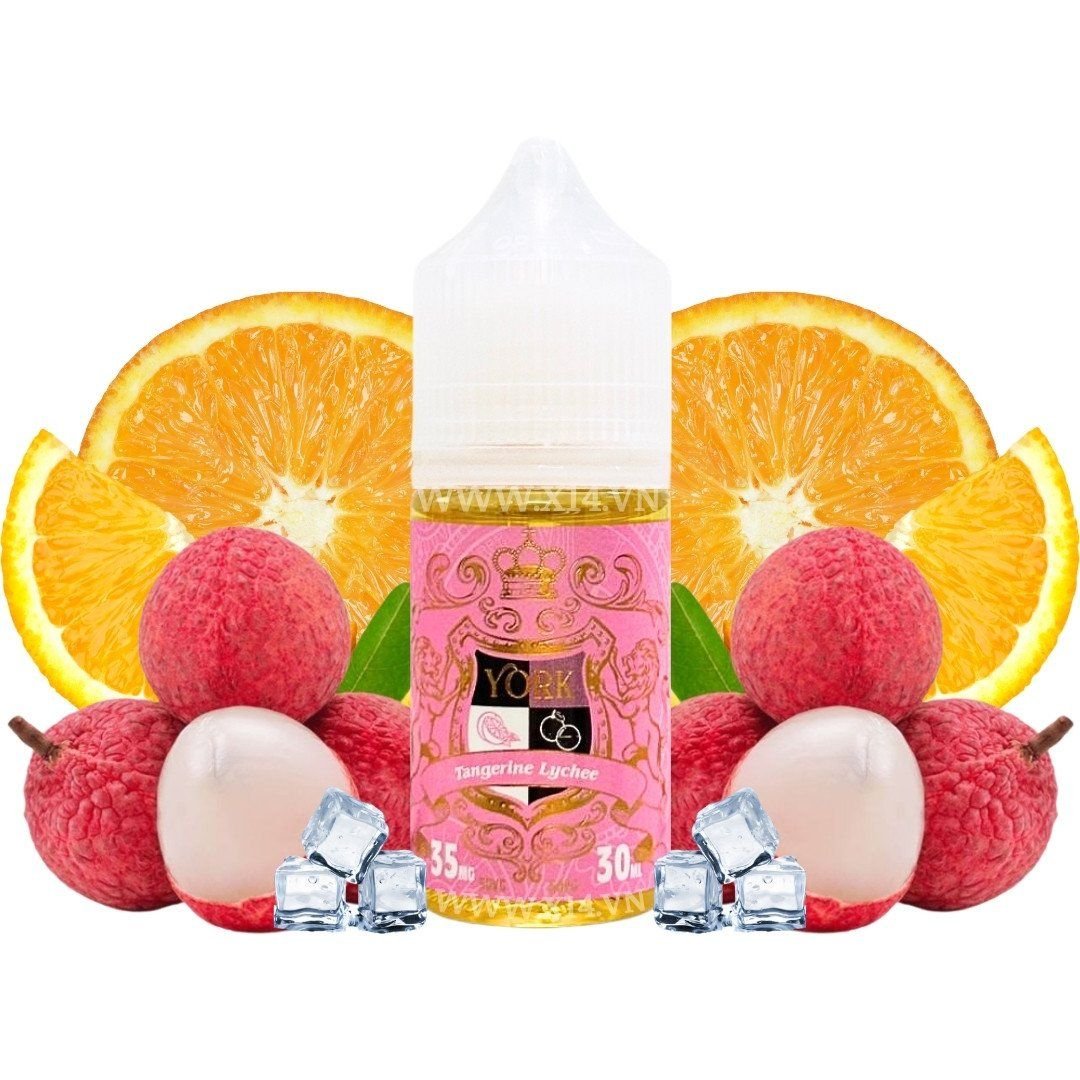 York Quýt Vải (Tangerine Lychee) 30ml Saltnic
