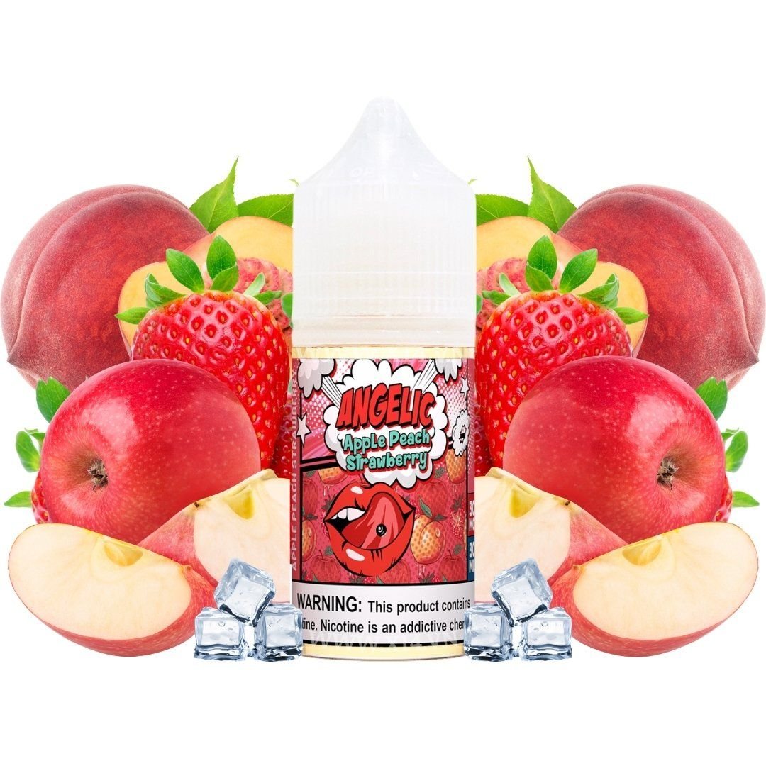 Angelic Táo Đào Dâu (Apple Peach Strawberry) 30ml Saltnic