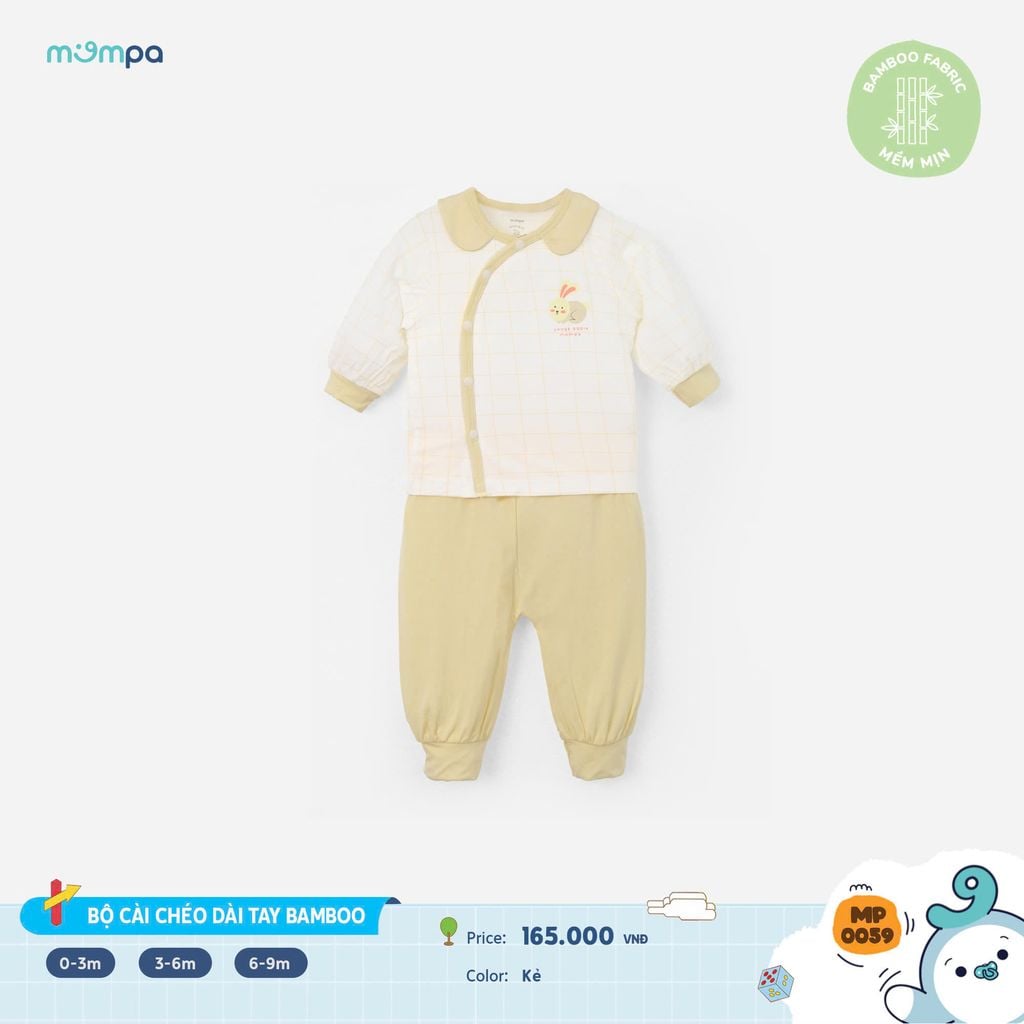 Bộ cài chéo dài tay Bamboo – ảnh 3