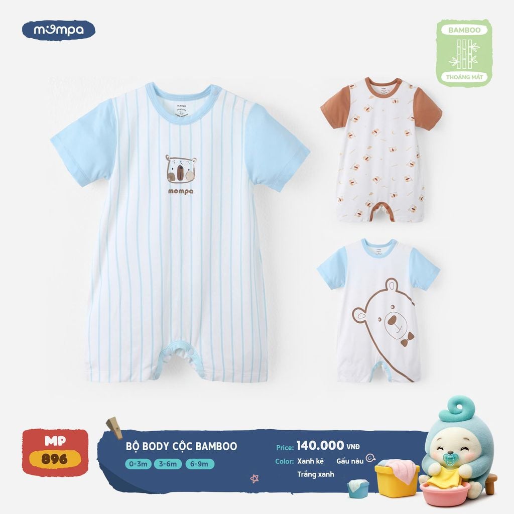 Bộ body cộc Bamboo – ảnh 1