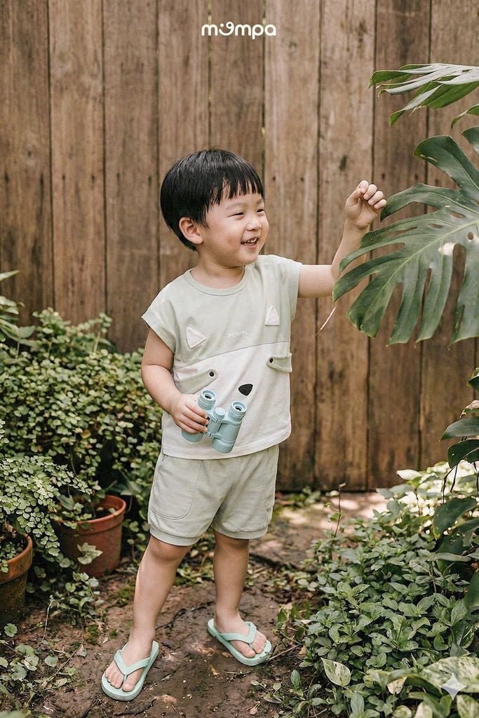 Bộ Cộc Tay Bamboo Cho Bé – ảnh 2