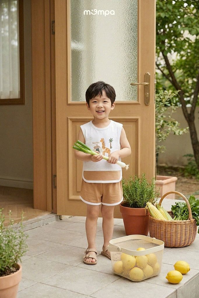 Bộ Cộc Tay Bamboo Cho Bé – ảnh 3