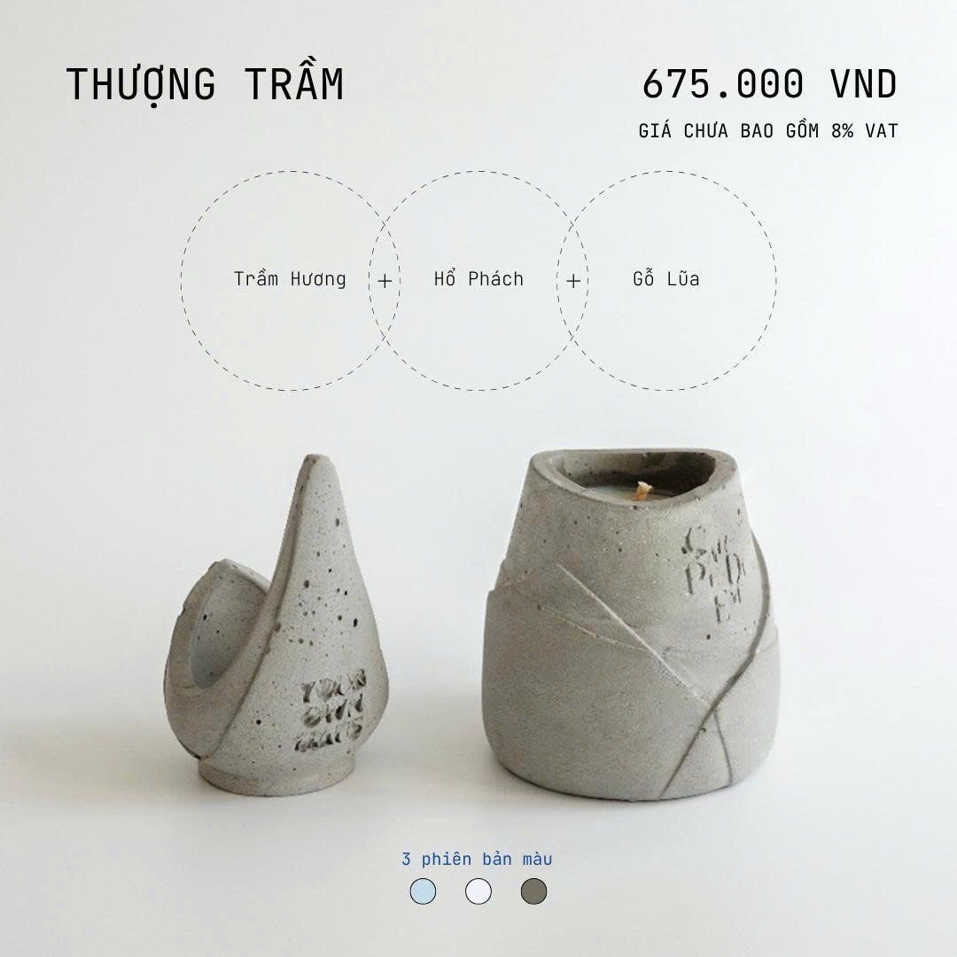 THƯỢNG TRẦM GIFT SET – Bộ quà tặng nến thơm từ trầm hương Việt Nam