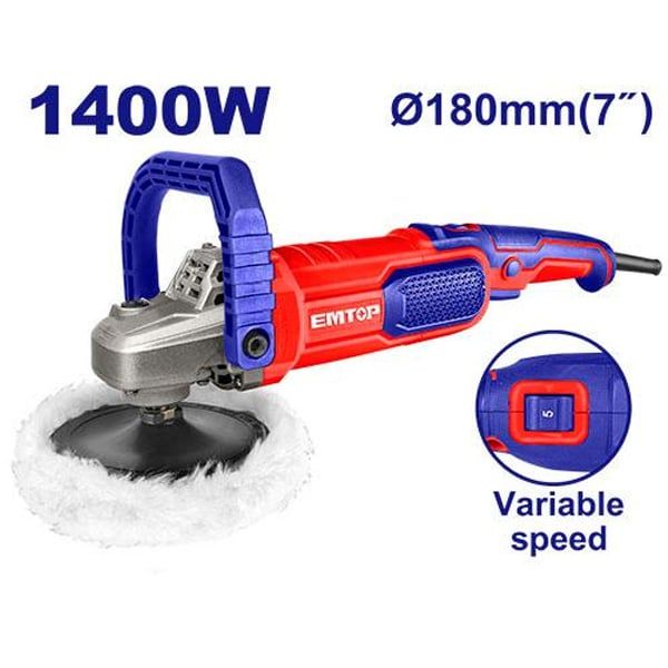 Máy đánh bóng 1400W-180mm EMTOP EAPR1402