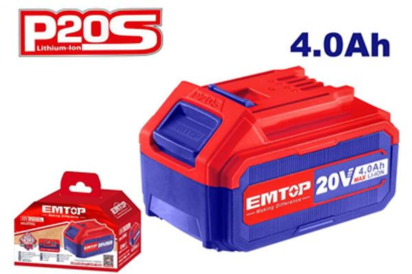 Pin 20Vx4.0Ah EMTOP EBPK20021