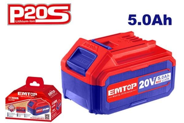 Pin 20Vx5.0Ah EMTOP EBPK20031