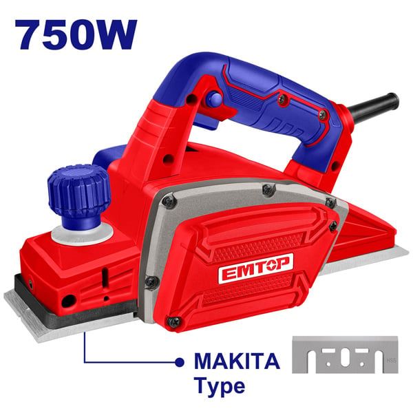 Máy bào điện 750W EMTOP EECR0751